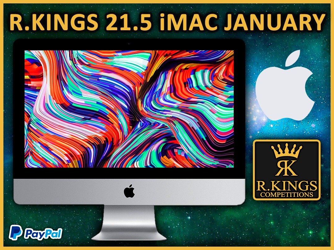 Guaranteed Draw At 7pm Today - R Kings 21.5 iMac January