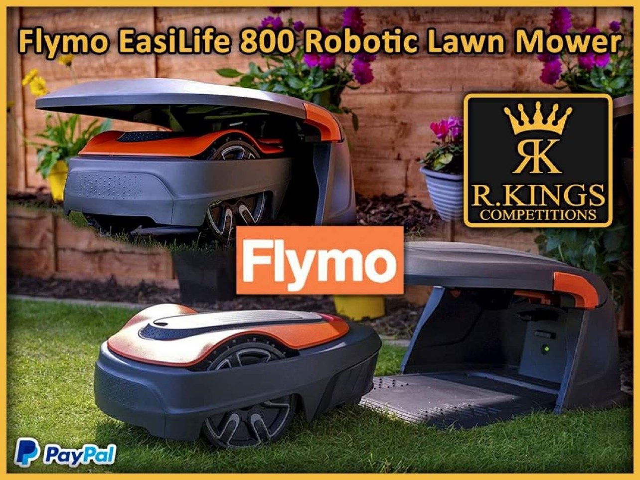 Flymo EasiLife 800 Robotic Lawn Mower Competitions R Kings Competitions