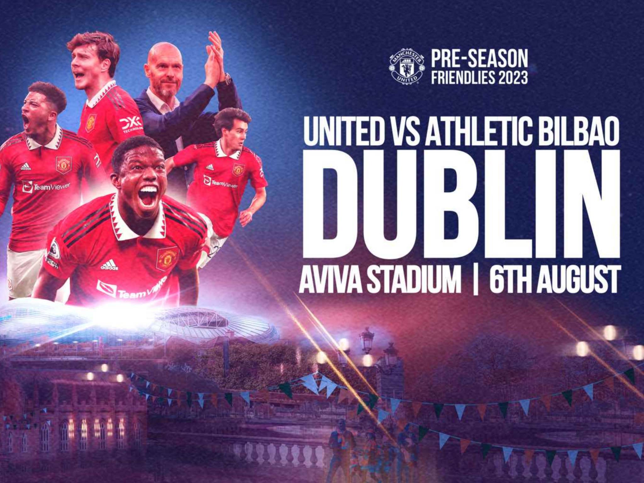 Man United vs Bilbao Aviva Stadium Package