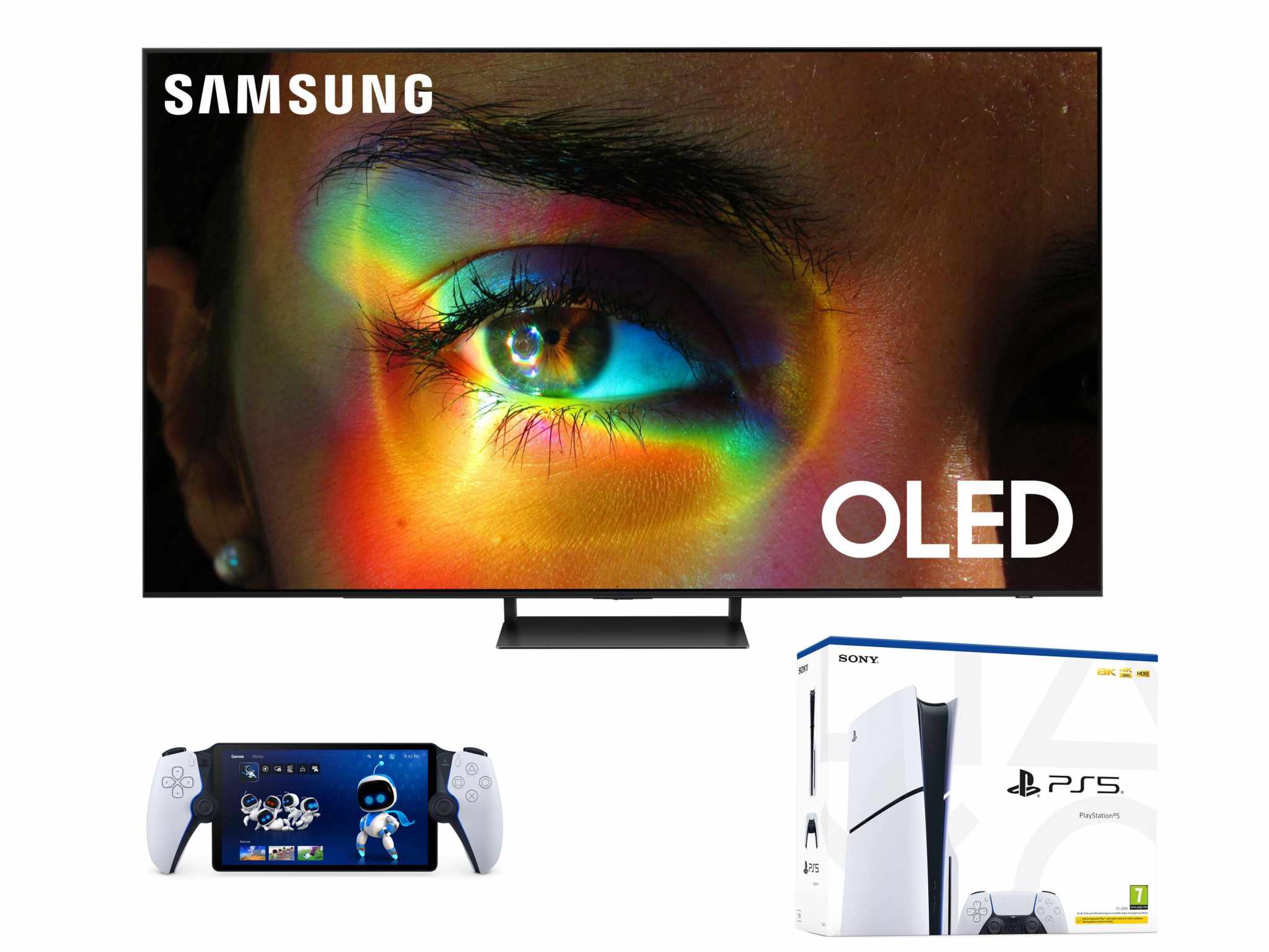 65" Samsung OLED TV, PS5 & PS Portal Bundle