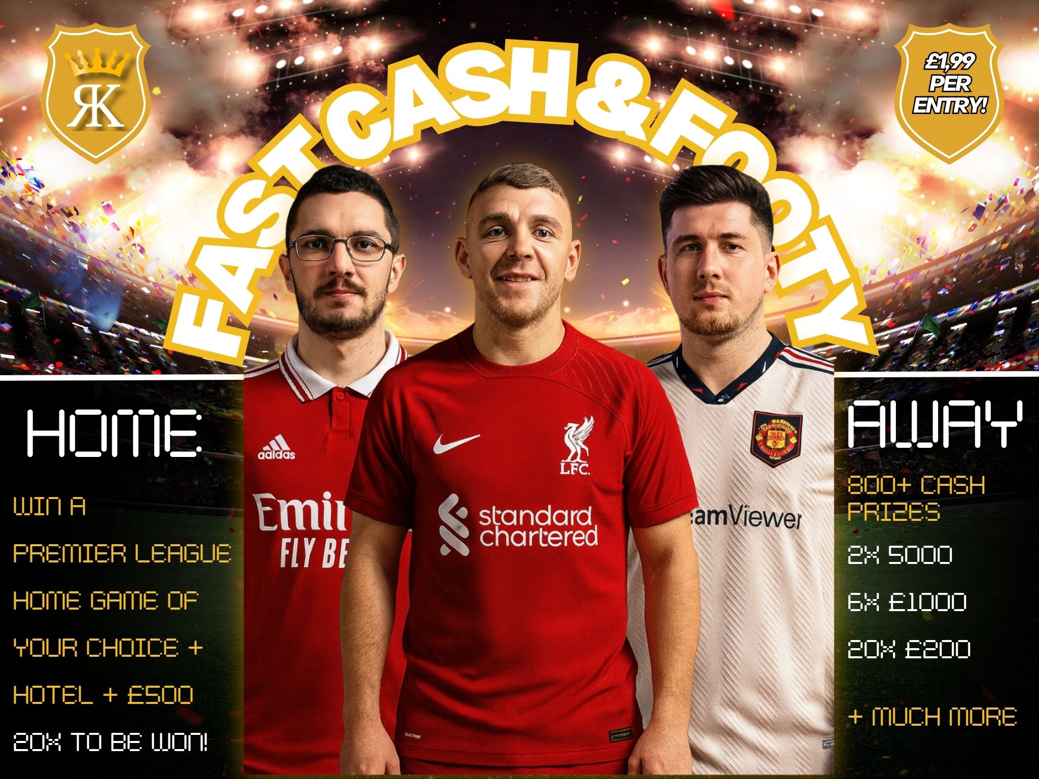Fast Cash & Footy Instant Win Competition