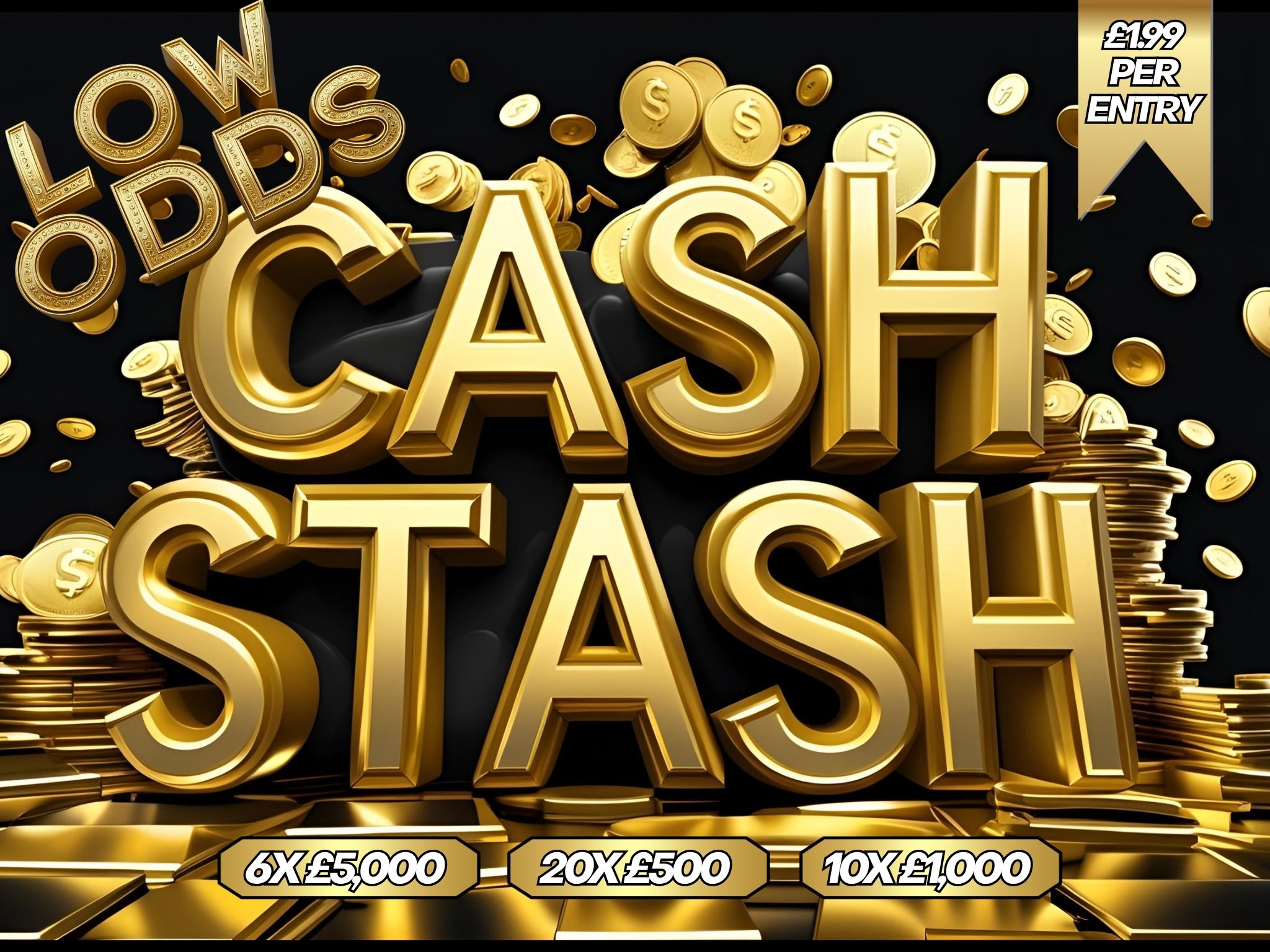 Lower Odds Cash Stash Instant Win