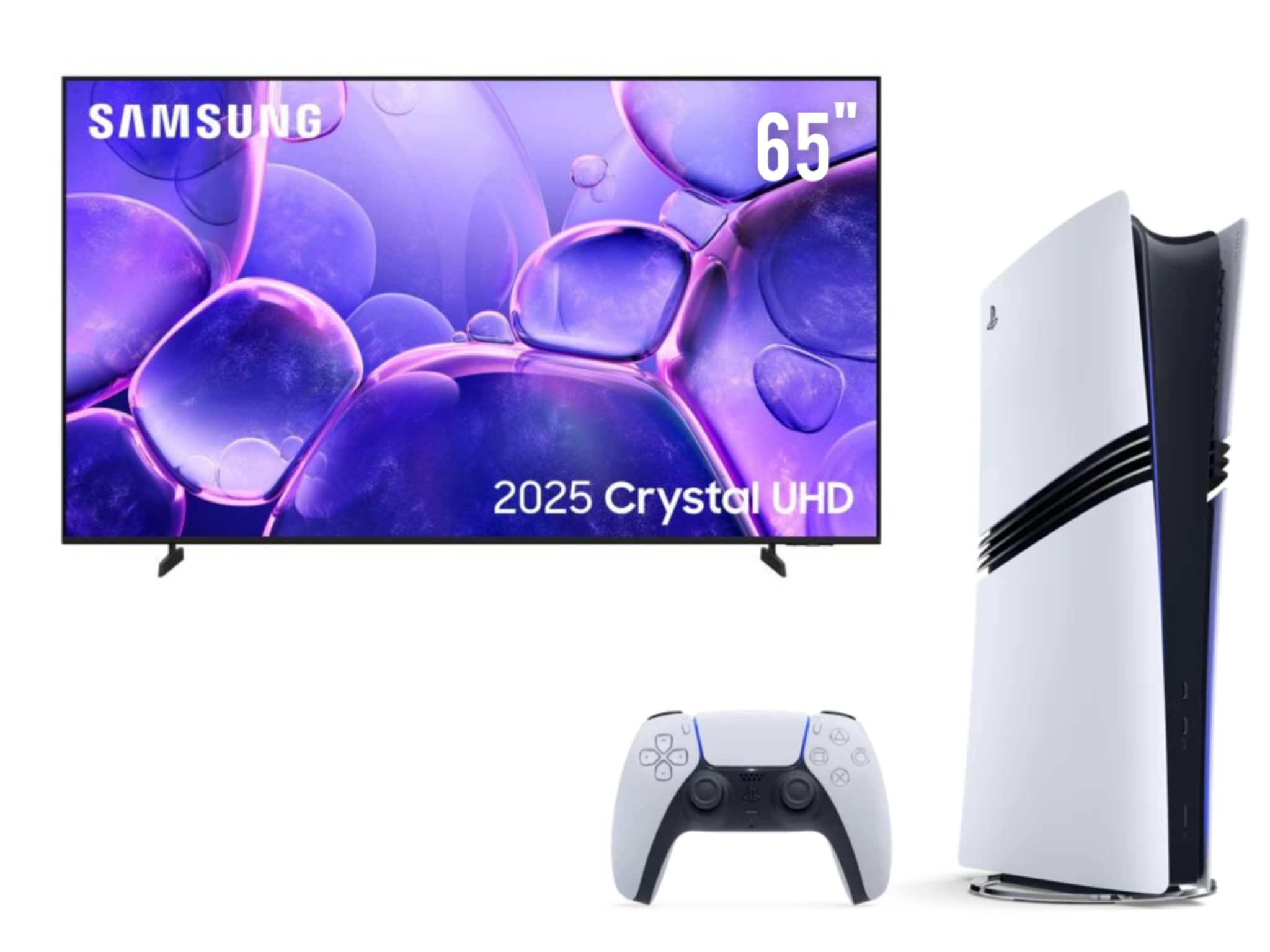 65" Samsung TV & Playstation 5 Pro