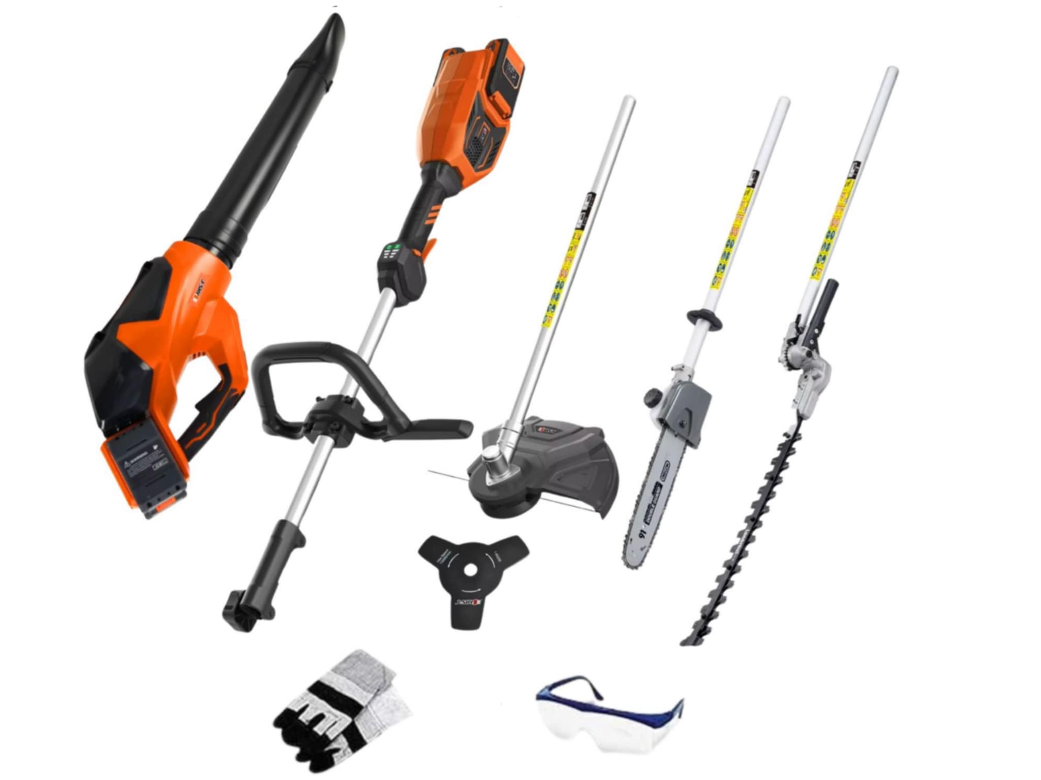 Complete 4 in 1 Garden Multi-Tool Kit & 40V Leaf Blower