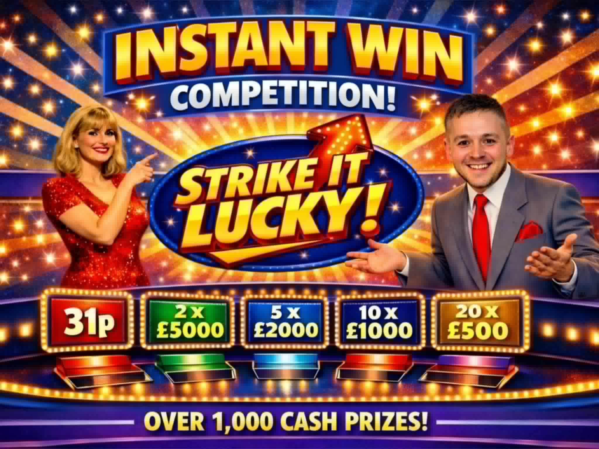 31p Instant Win Cash Competition