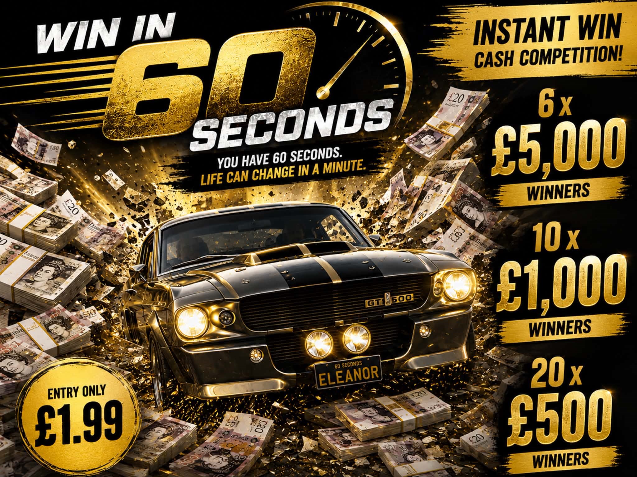 Win In 60 Seconds Cash Instant