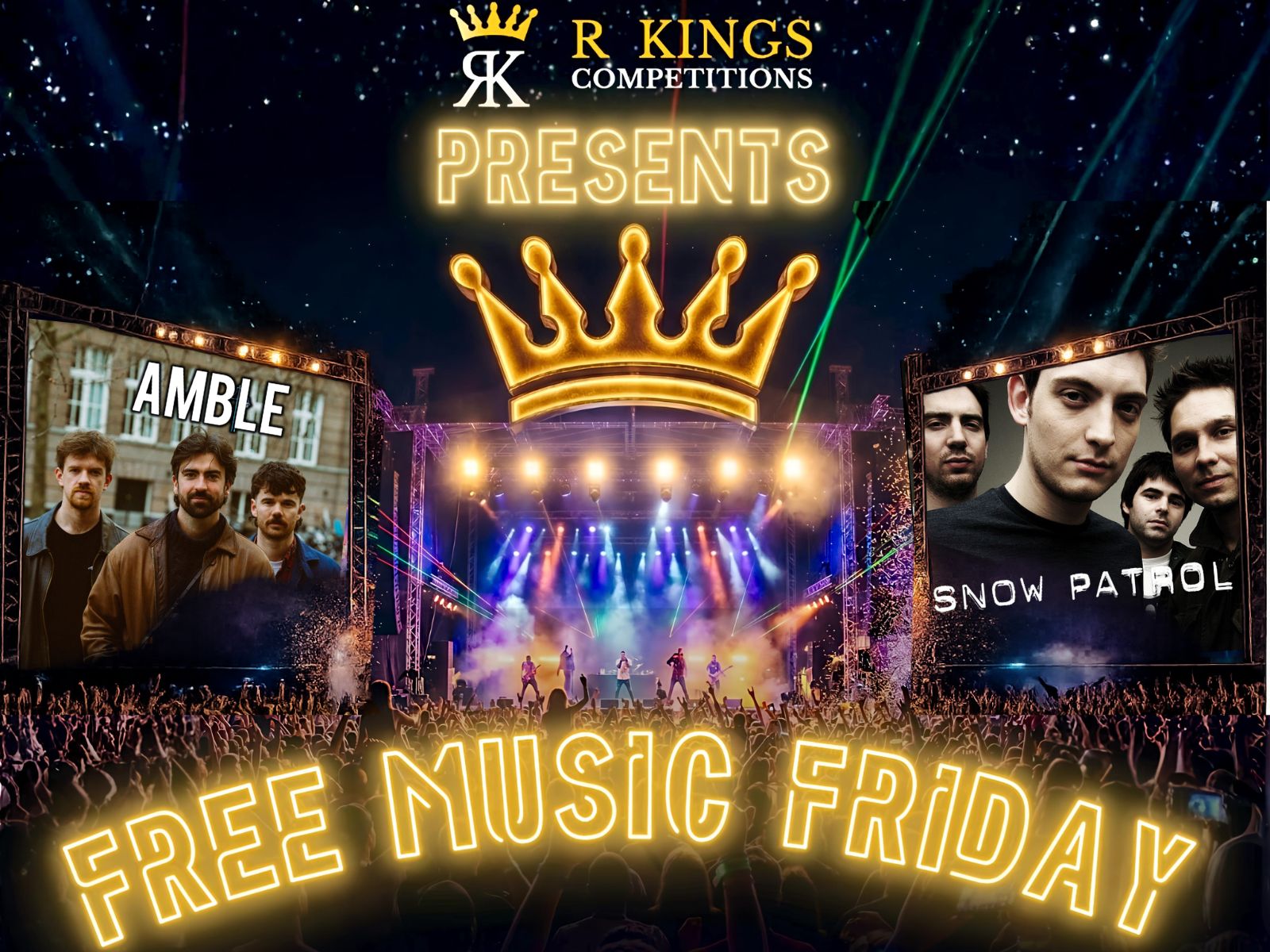 FREE Music Fridays by Rkings Competitions