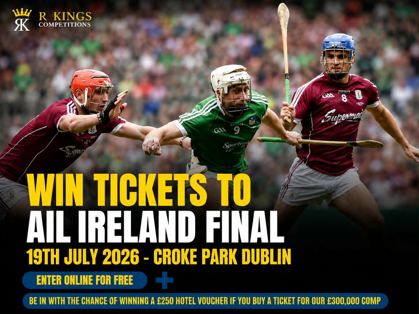 Free Competition - Win All Ireland Hurling Final Tickets - Galway vs Limerick