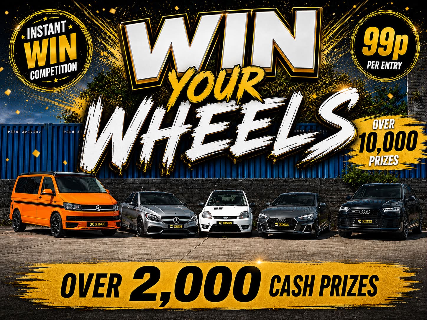 Win Your Wheels Instant Win Competition