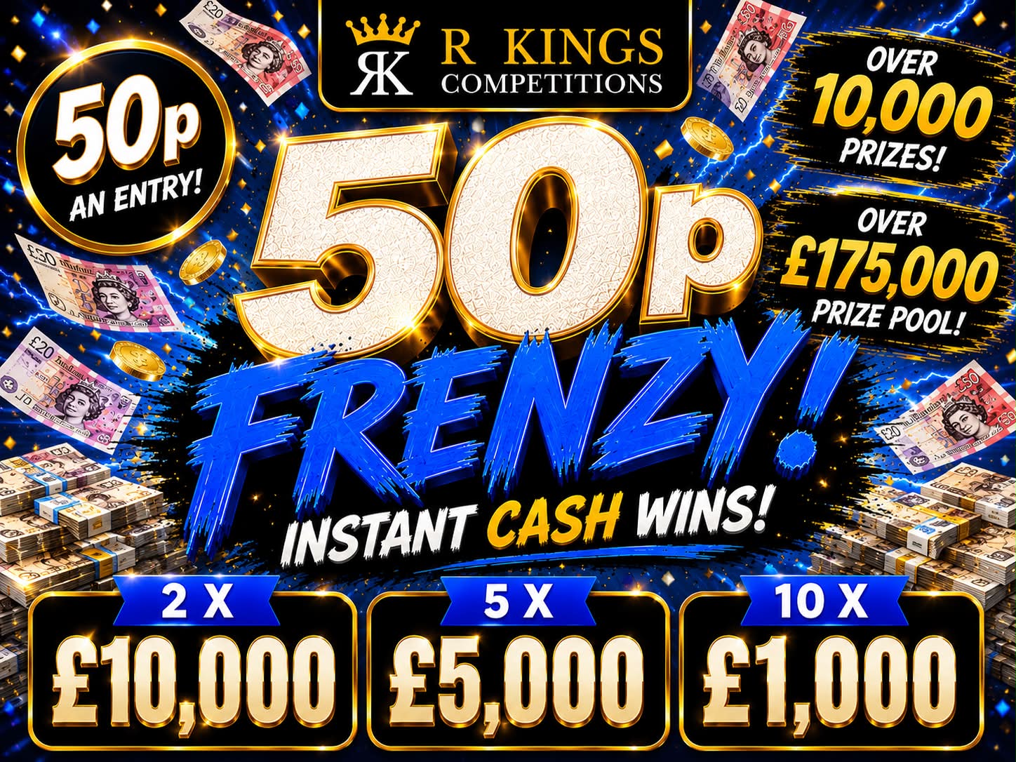 50p Frenzy Cash Instant Win