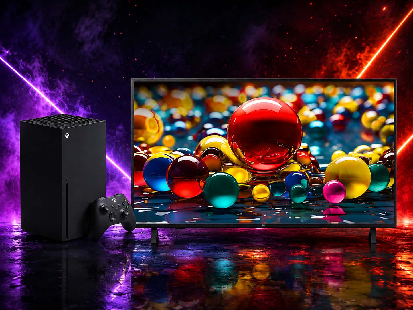 Xbox Series X & 55" LG TV