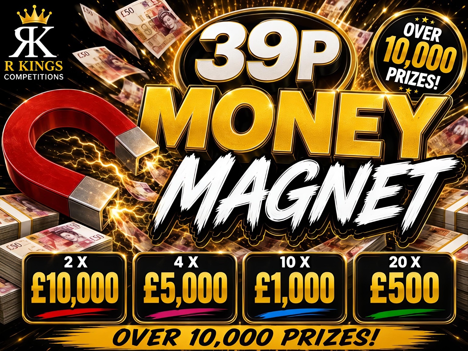 39p Instant Win Cash Competition