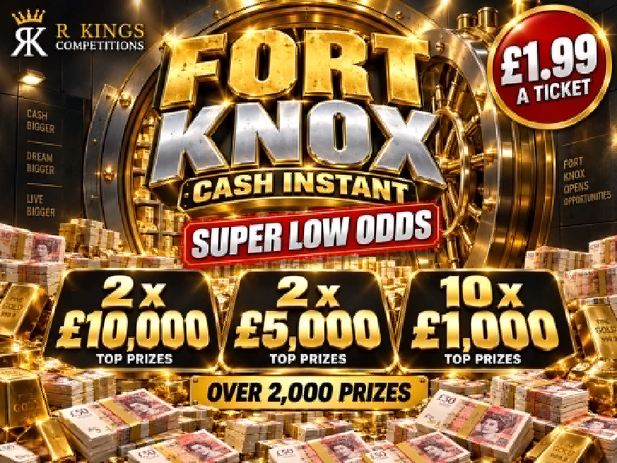 Super Lower Odds Cash Instant Win