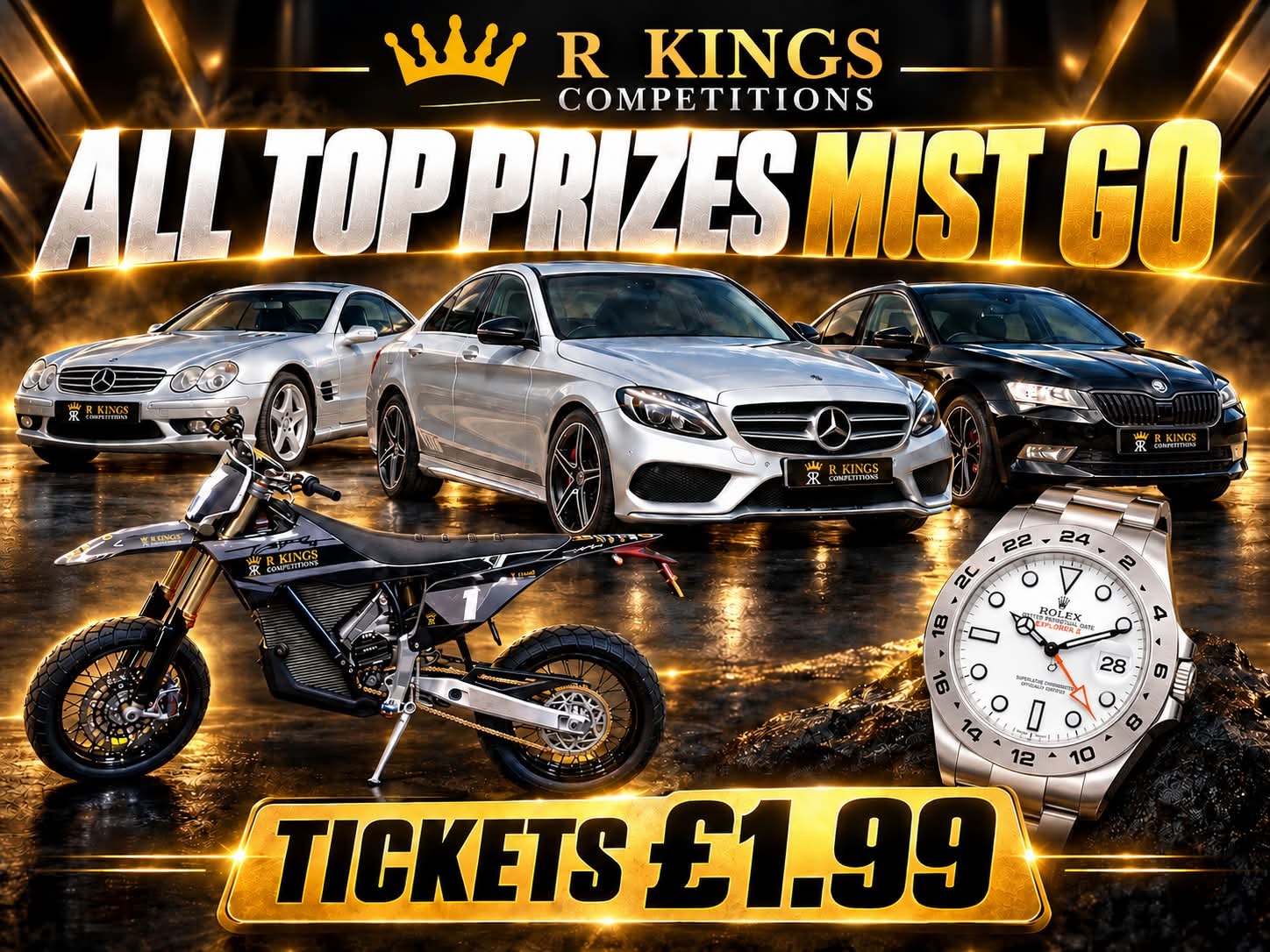 LOW ODDS All Top Prizes Must Go Instant Win Competition