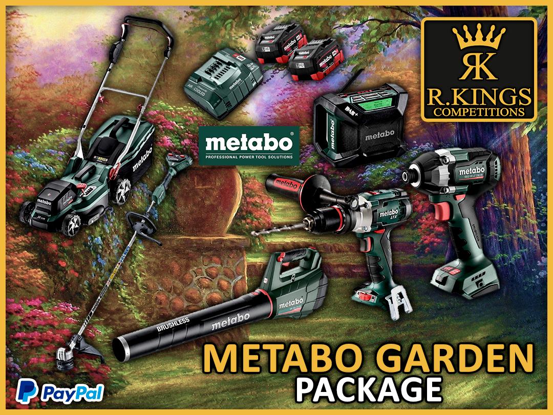 GUARANTEED DRAW TODAY @ 9PM -  Metabo Gardening Package