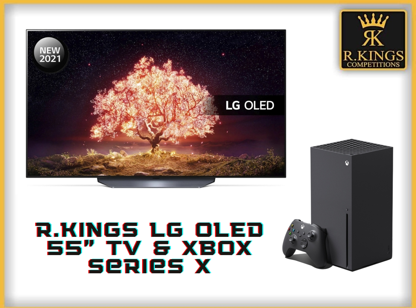 GUARANTEED DRAW 9PM TODAY LG OLED 55" TV & Xbox Series X Package